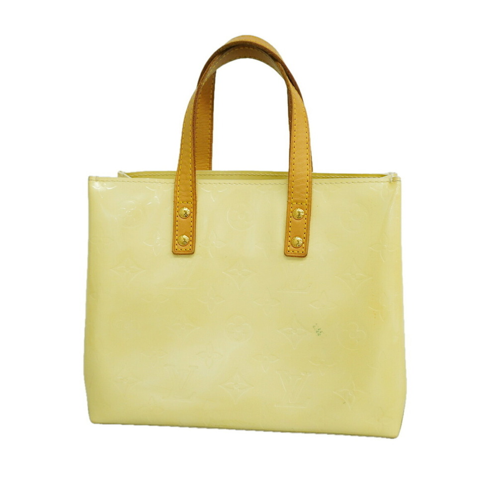 Louis Vuitton Vernis Lead PM handbag, M91336, Perle, for women.